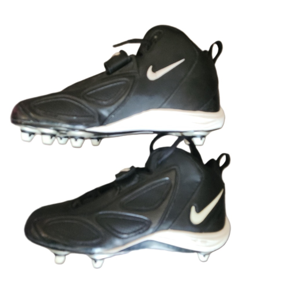 Nike Mens Black Football Cleats Studded US 9